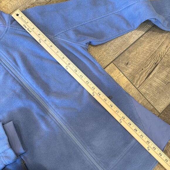 Columbia Women's Hooded Full Zip Fleece Jacket Periwinkle Size S - Picture 4 of 8